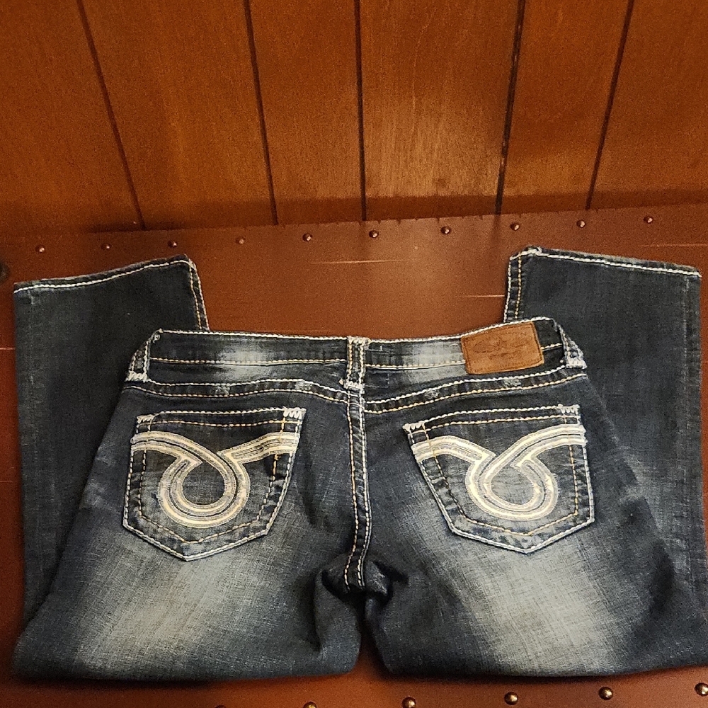 Big Star Dark Blue Denim Capris